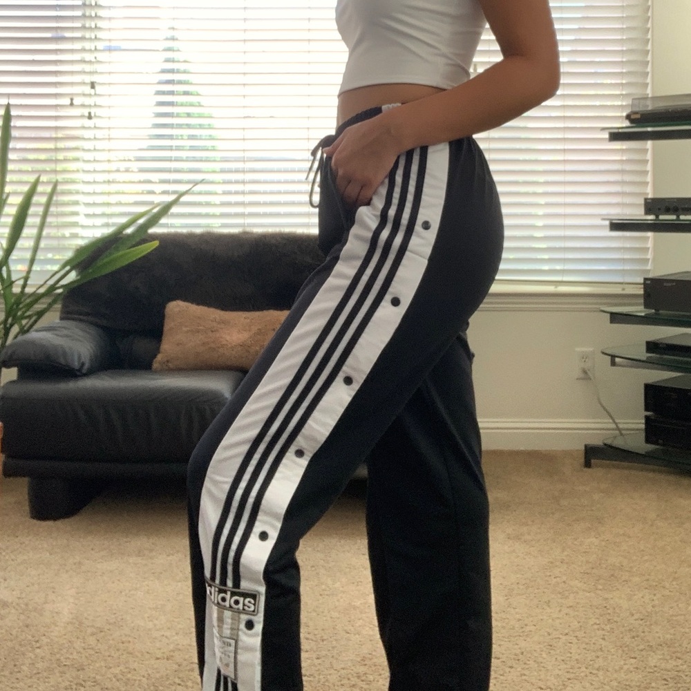 ADIDAS SNAP-BUTTON UP PANTS